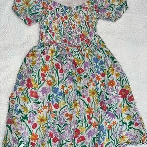 Mini Boden Colorful Floral Kids Dress